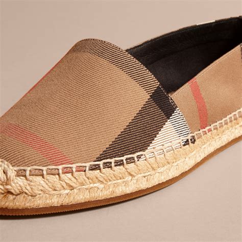 burberry canvas check espadrilles|burberry espadrilles women's sale.